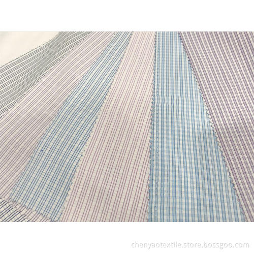 T/C(30%Cotton70%Polyester)Yarn-dyed Dobby Plaid Fabric